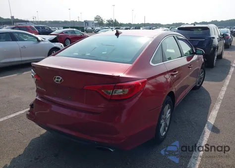 2016 Hyundai Sonata Se z USA, uszkodzony, nr VIN 5NPE24AF2GH290586